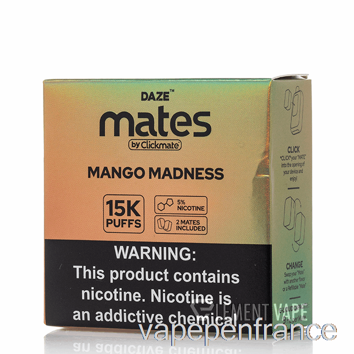 7 Daze Mate Pods Stylo Vape Mangue Folie